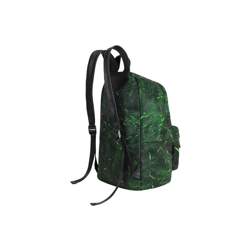 KONADCT Polyester Large Capacity Practical Commute Backpack Stripes Backpack Unisex-9