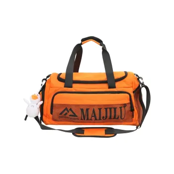 GOBLIN SHARKS 1759 Nylon Portable Travel Bag Luggage Bag Shoulder Bag Unisex Black/Gray/Yellow/Orange