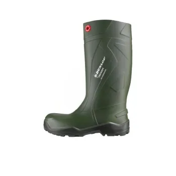 DUNLOP Waterproof And Wear-resistant Rain Boots Unisex Dark Green
