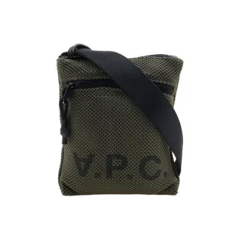 A.P.C Polyester Crossbody Bag, Shoulder Bag Unisex Green