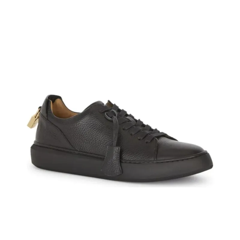 Buscemi Wear-Resistant Low-Top Skateboard Shoes Men's Black-2
