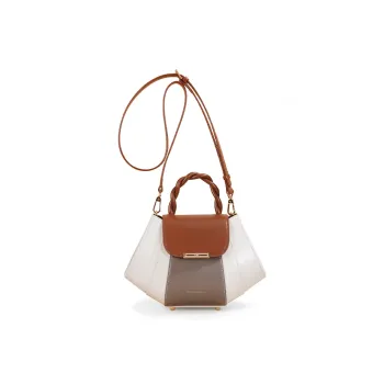 TOMATO&POTATO Cow Leather Shoulder Bag Regular Women's Ecru/Brown