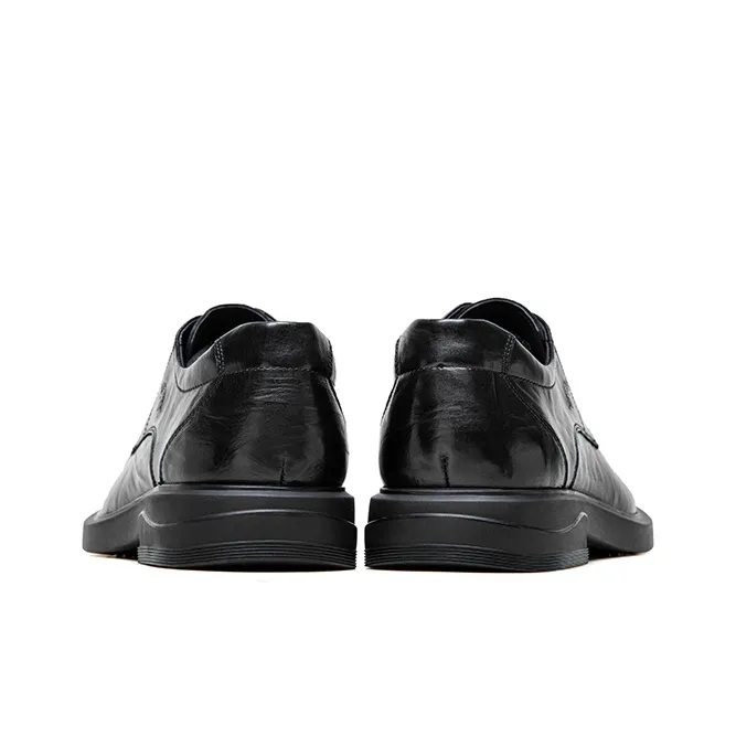 CAMEL Dress Shoes Men Low Top Black/Brown-3