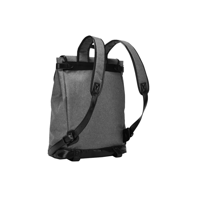 DRACONITE Canvas Students Backpack Regular Unisex Black-2