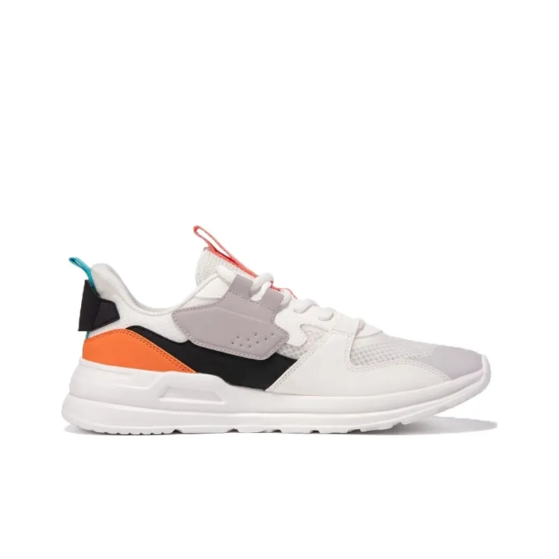 Erke Anti Slip And Wear Resistant Breathable Low Top Running Shoes Men's Coral-1
