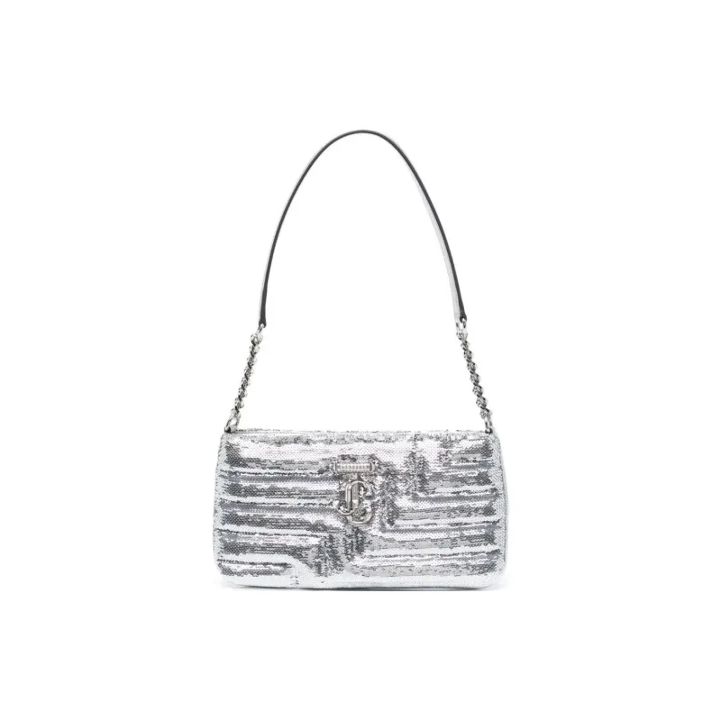 Jimmy Choo Avenue Slim Sequin-embellished Bag-0