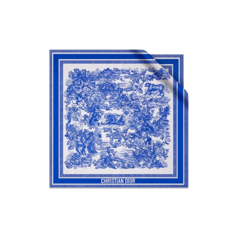 DIOR Silk Scarves Unisex-0