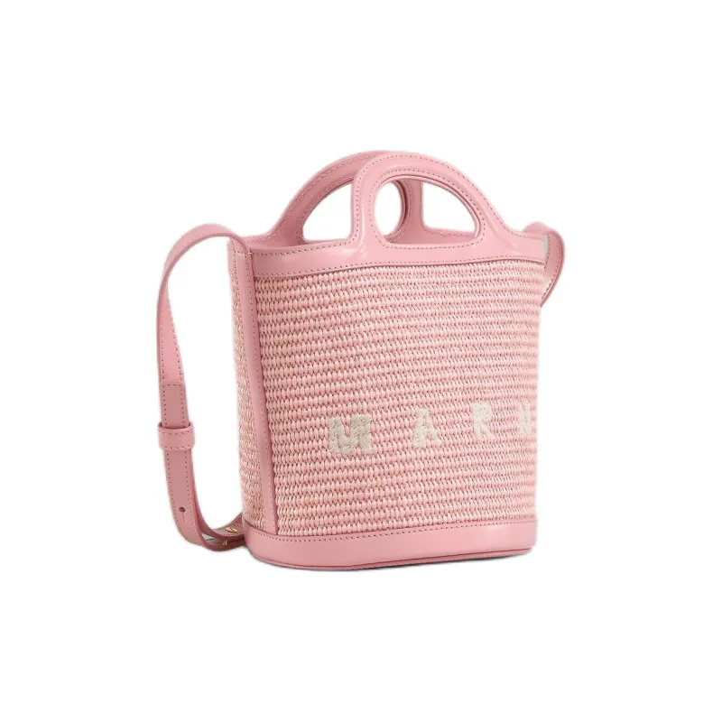 MARNI Logo Embroidered Bucket Bag-1