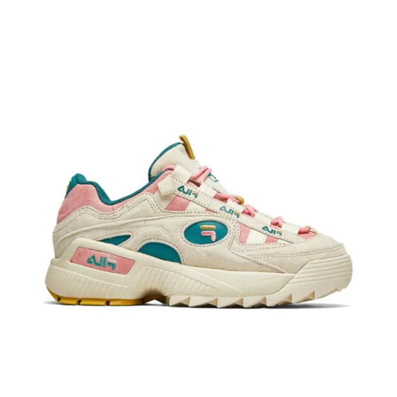 FILA D Formation Classic Traning Shoes White/Green/Pink Women's-1