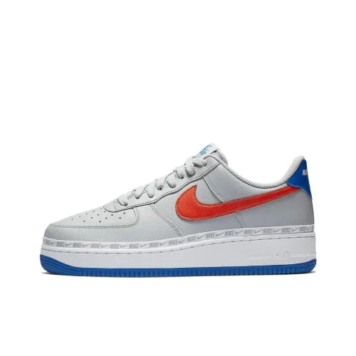 Nike Air Force 1 Low Overbranding Grey Blue Red