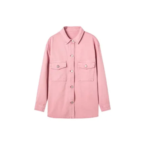 Dme Denim Jackets Women's Smoke Pink