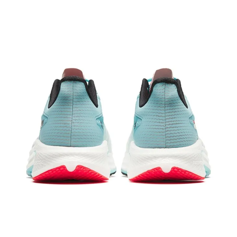 Anta MACH 4.0 Low Top Sprint Long Distance Running Shoes Men's Papyrus White/Macaron Blue/Black-3