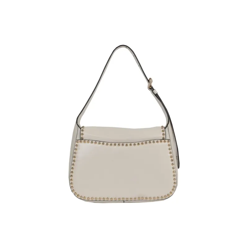 MOSCHINO Leather Handbag Shoulder Bag Women's Gray-2