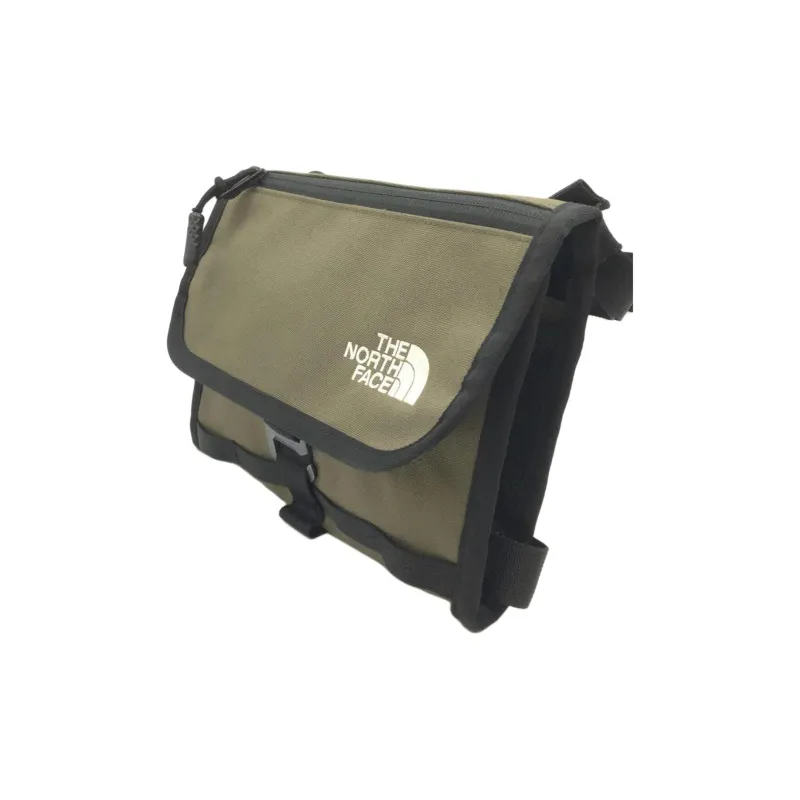 THE NORTH FACE Recycled Polyester Crossbody Bag, Shoulder Bag Unisex Gray Green-1