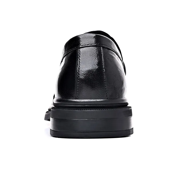 ZUWUDONG Loafers Men Low Top Black-4