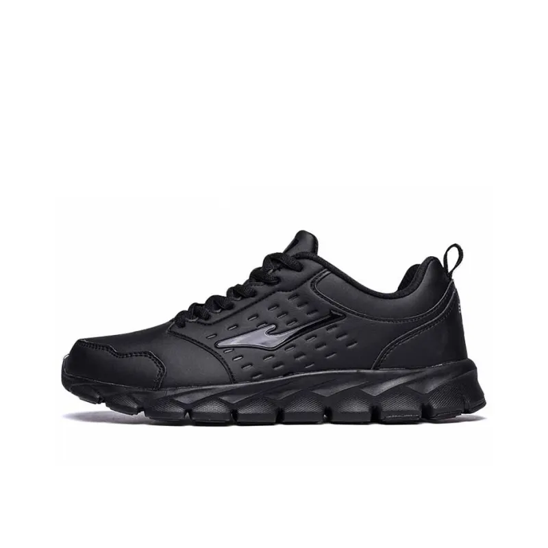 Erke Low Top Running Shoes Men's Black-0