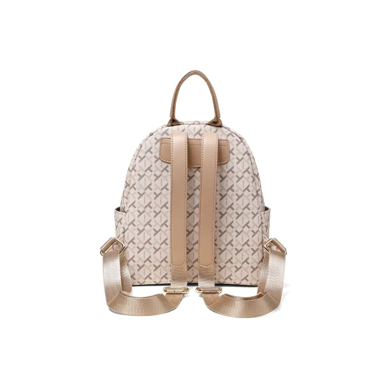 Teenmix PVC Backpack Medium Size Women's Pink-1