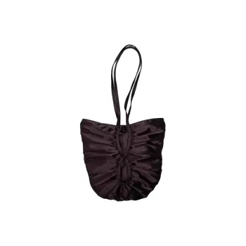 ZARA Polyester Shoulder Bag Crossbody Bag Handbag Mini Women's Dark Red