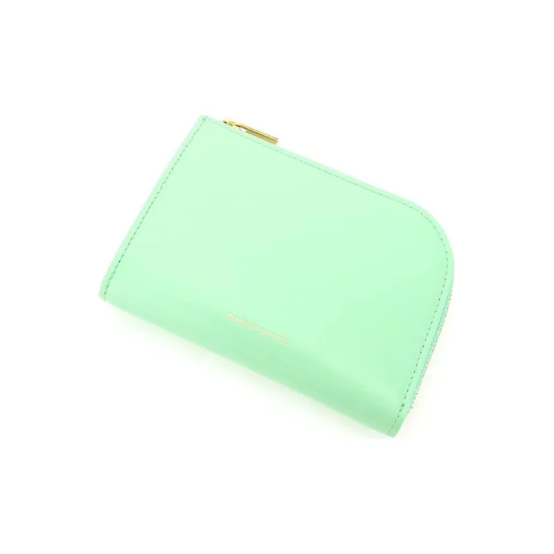 MANSUR GAVRIEL Calfskin Wallet Women's Mint-3