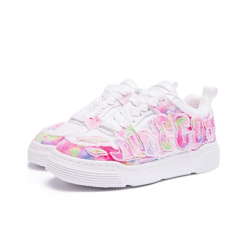 BLOCCO5 Low Top Skateboard Shoes Women's Multicolor-1