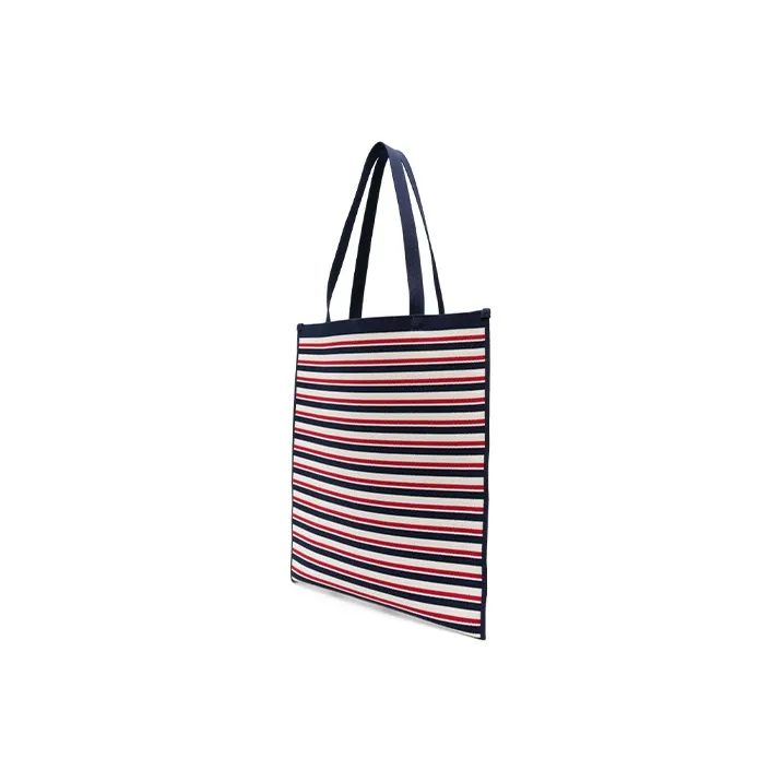 MARNI Polyester Tote Bag, Shopping Bag, Handbag Men's Red & White & Blue-1