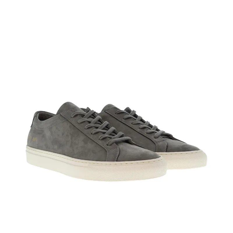 COMMON PROJECTS Original Achilles Nubuck Low 'Warm Grey'-1
