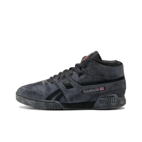 Reebok Workout Skateboard Shoes Unisex Mid-Top Black