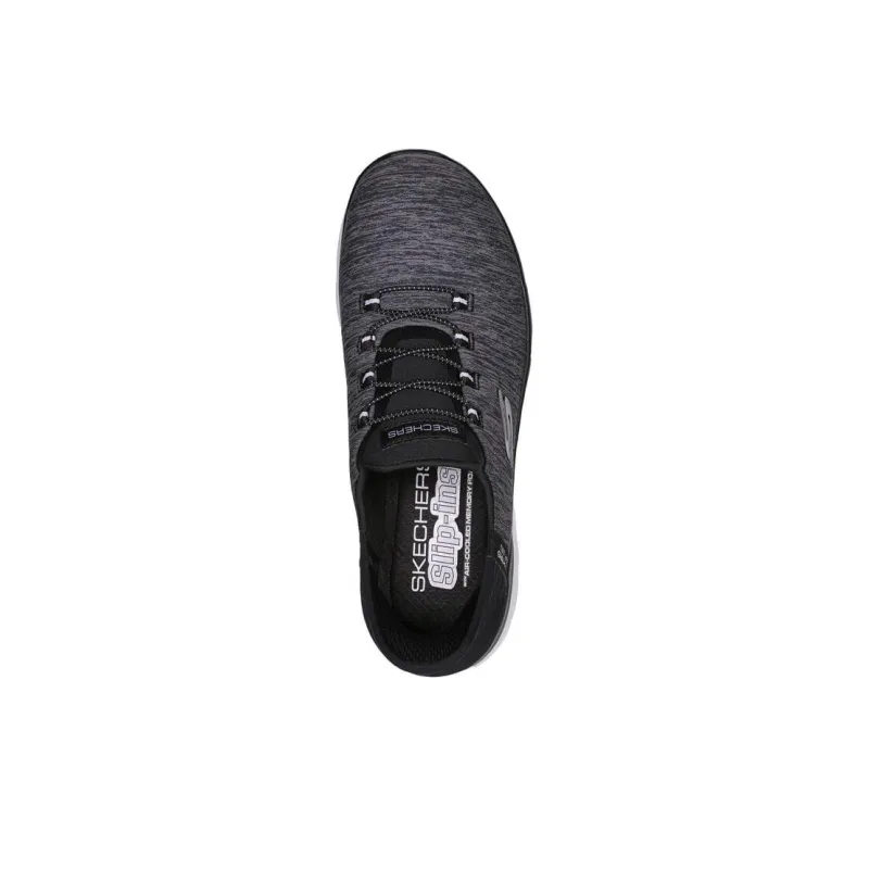 Skechers Summits Abrasion Resistant Breathable Low Top Running Shoes Unisex Gray-3