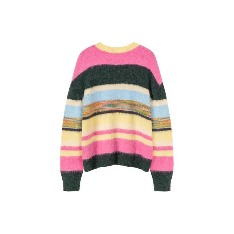CHUU Knitwear Women's Rainbow Stripes-1