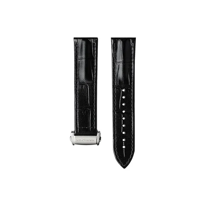 HAMILTON All Compatibility Watch Band Cowhide Leather Material-0