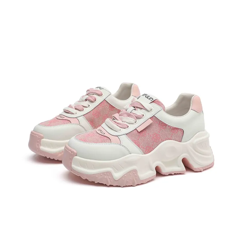 AIFUlIn Evelyn Abrasion Resistant Low Top Chunky Sneakers Women's-8