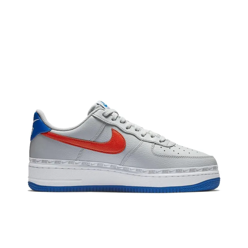 Nike Air Force 1 Low 'Overbranding Grey Blue Red'-1