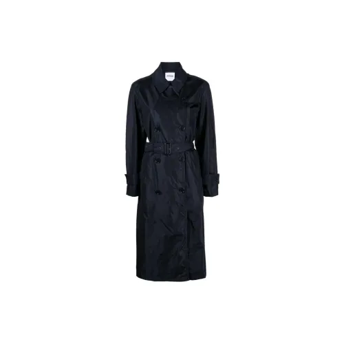 ASPESI Double-breasted Belted Trench Coat