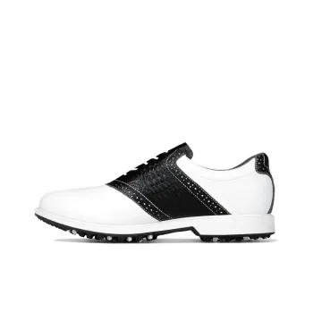 PGA Wear-Resistant Slip-Resistant Low-Top Golf Shoes Men's White Black