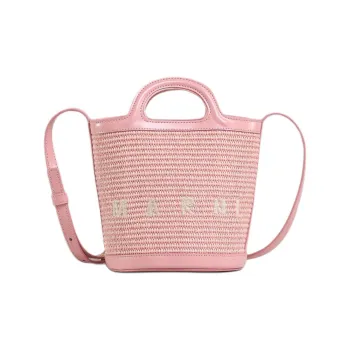 MARNI Logo Embroidered Bucket Bag