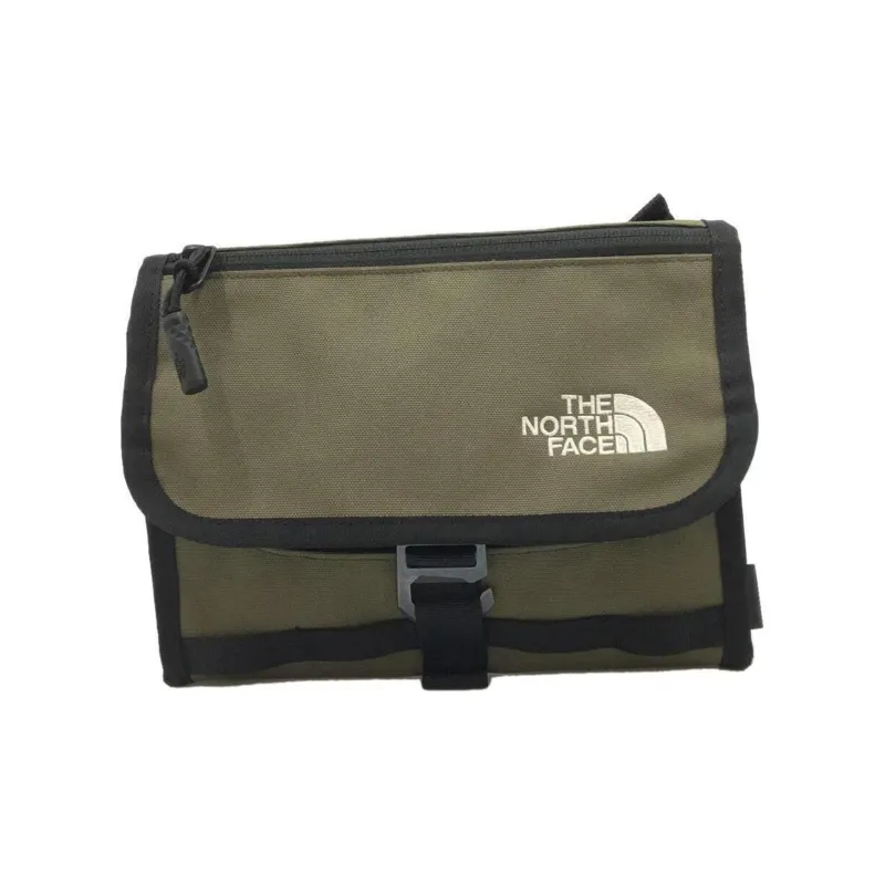 THE NORTH FACE Recycled Polyester Crossbody Bag, Shoulder Bag Unisex Gray Green-0