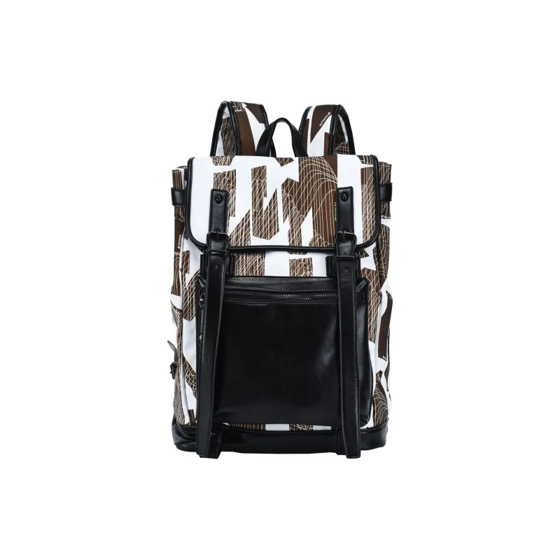 DRACONITE Canvas Students Backpack Regular Unisex Black-5