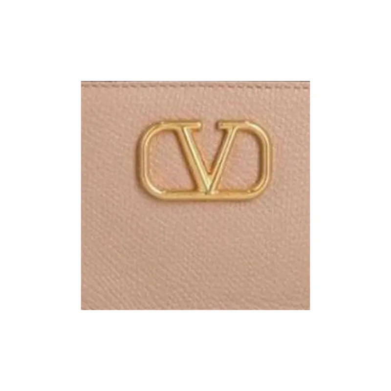 Valentino Leather Coin Purses Wallets Women's Umber-1