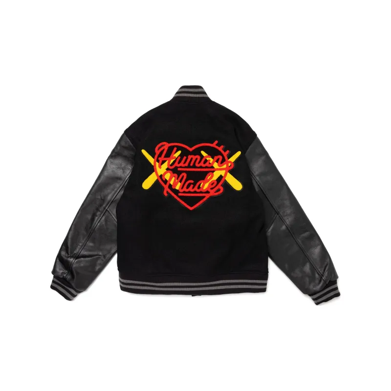 HUMAN MADE X Kaws Varsity Ii Jacket-1