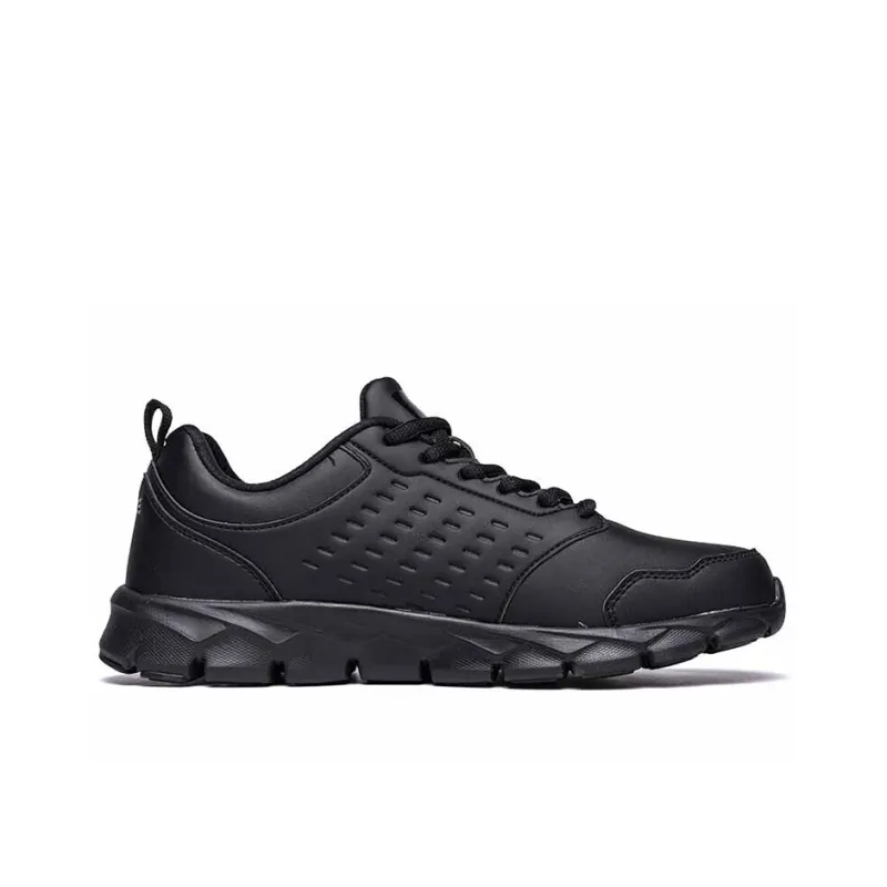 Erke Low Top Running Shoes Men's Black-1