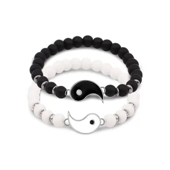 GIFU Colored Glaze Jade Bracelets Unisex