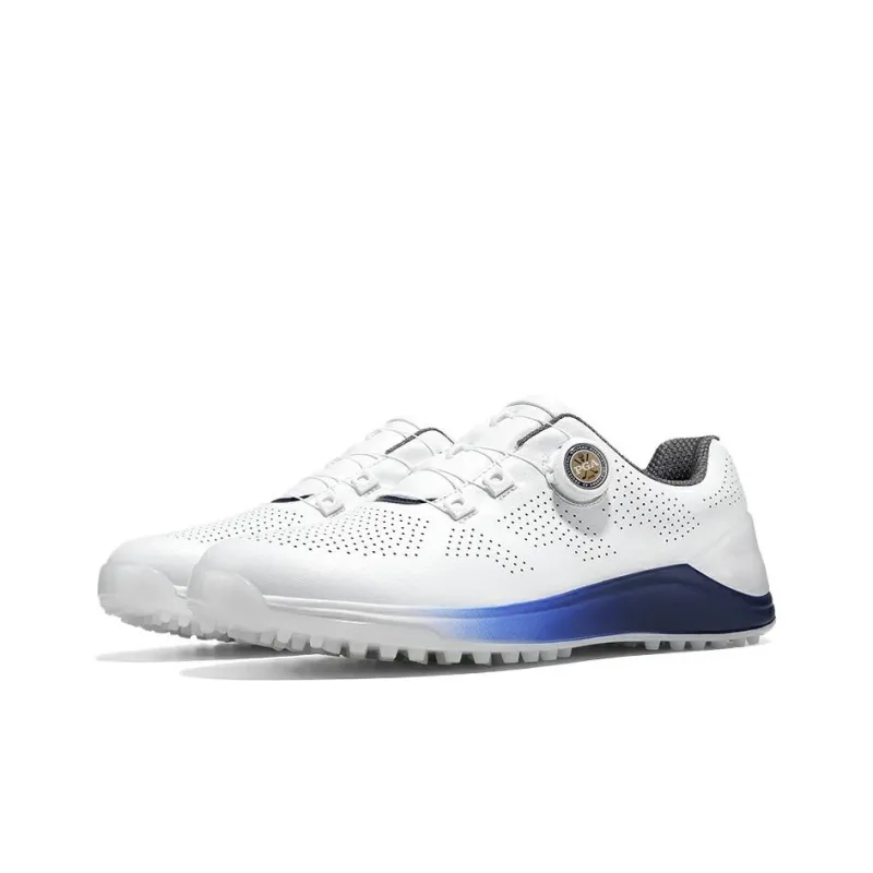PGA Wear-Resistant Slip-Resistant Cushioning Low-Top Golf Shoes Men's White-1