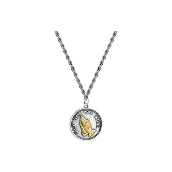 BLESSED BULLET Titanium Steel Necklaces Unisex