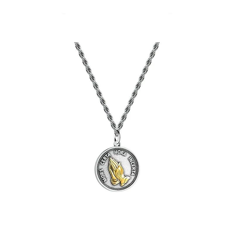 BLESSED BULLET Titanium Steel Necklaces Unisex-0