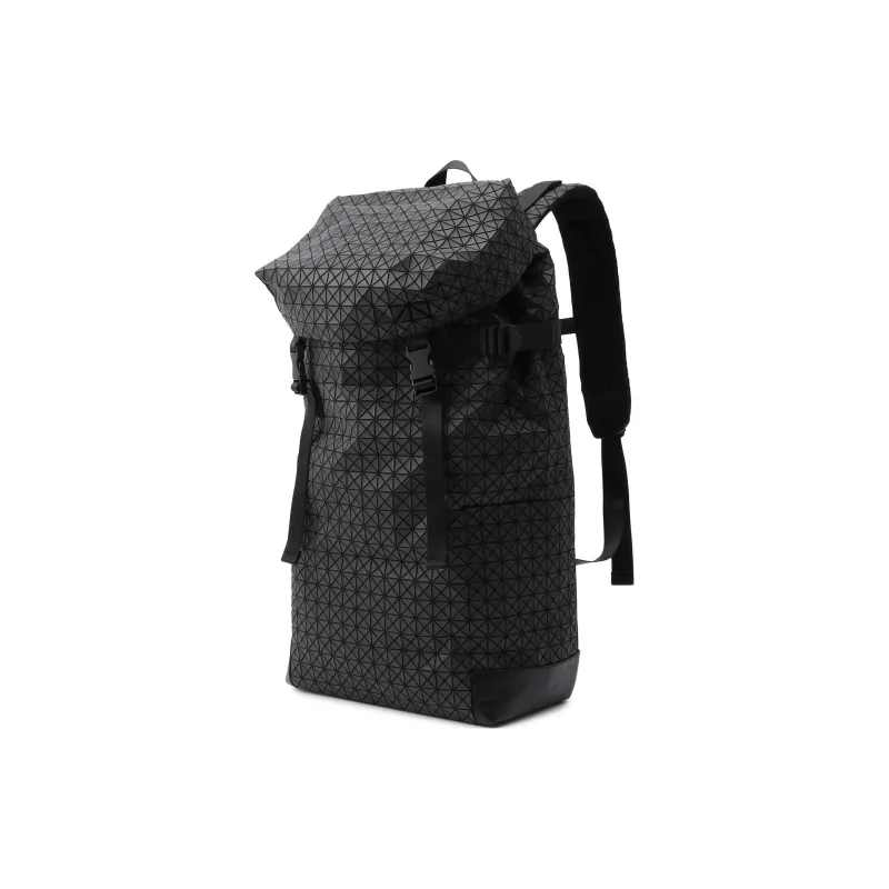 ISSEY MIYAKE HIKER Polyurethane Backpack Unisex Matte Black-0