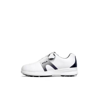 PGA Cushioning Wear-Resistant Low-Top Golf Shoes Kids White