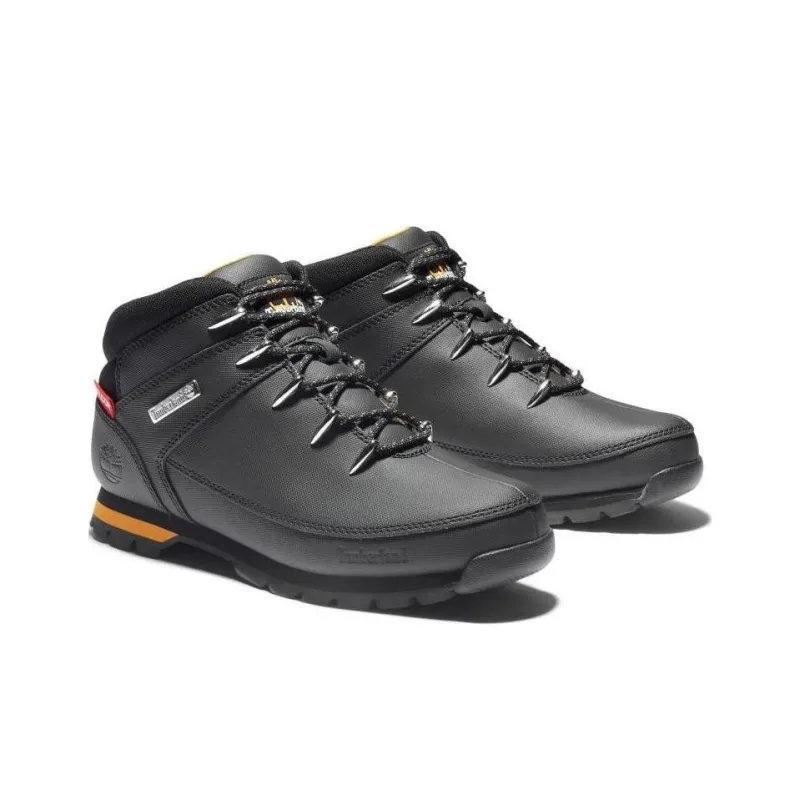 Timberland Euro Sprint Wear-resistant And Lightweight Mid-Top Outdoor Shoes Men's Black-1