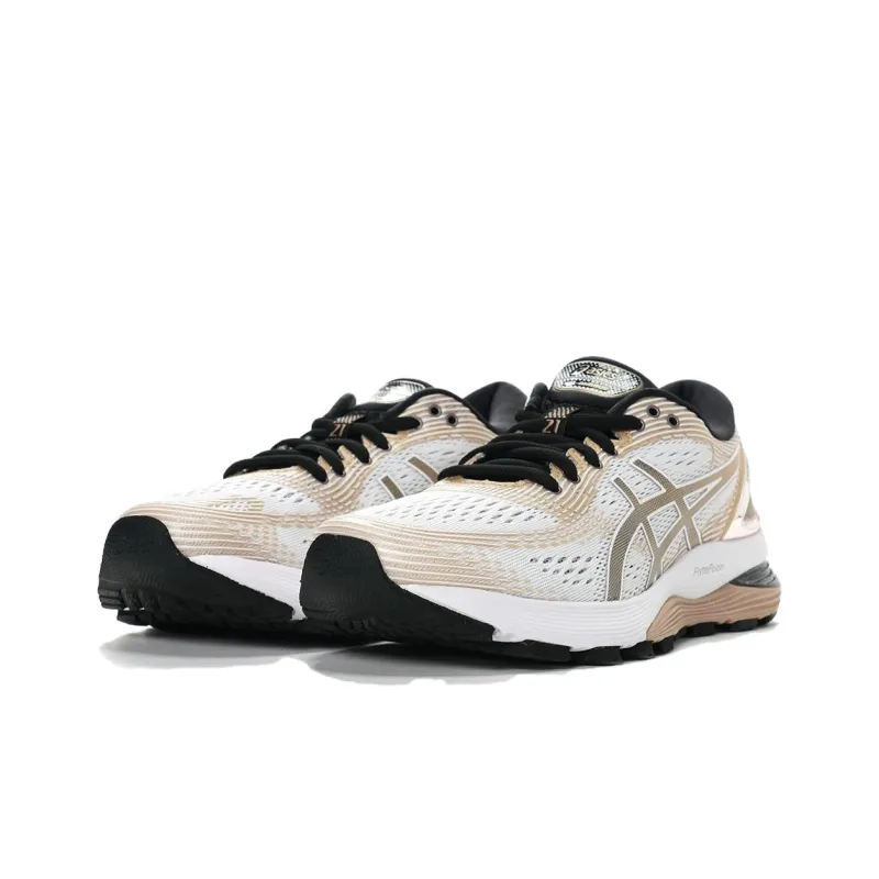 Asics Gel Nimbus 21 Platinum 'White Frosted Almond' Women's-2