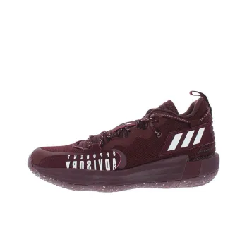 Adidas D Lillard 7 Dame 7 SM EXTPLY Slip Resistant Low Top Basketball Shoes Men's Red
