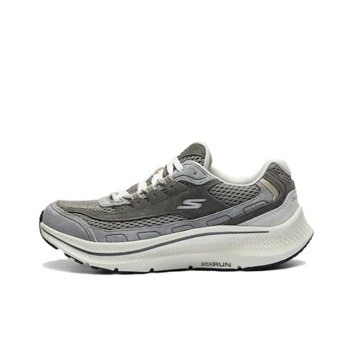 Skechers Casual Shoes Men Low-Top Gray Brown